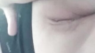 Russian slut shows pussy