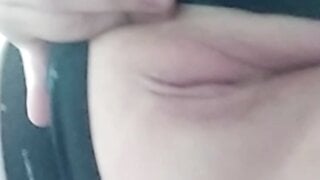Russian slut shows pussy