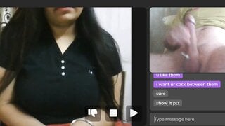 videochat fun with cum