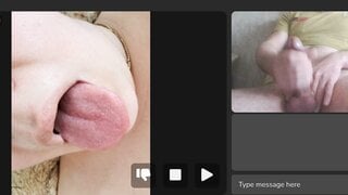 videochat fun with cum