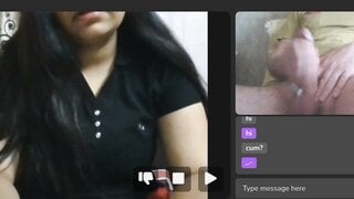 videochat fun with cum