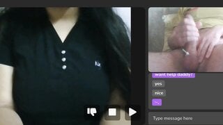 videochat fun with cum