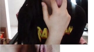 Omchater Omegle Mexican Lesbian Licks Tits