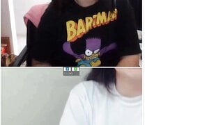 Omchater Omegle Mexican Lesbian Licks Tits