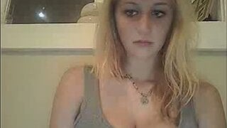 Omegle blonde showing big ghosties - 2016