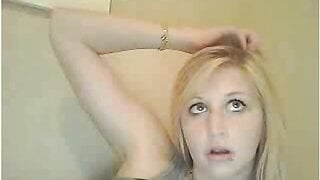 Omegle blonde showing big ghosties - 2016