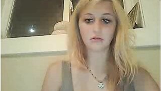 Omegle blonde showing big ghosties - 2016