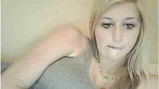 Omegle blonde showing big ghosties - 2016