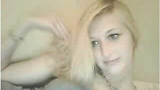 Omegle blonde showing big ghosties - 2016