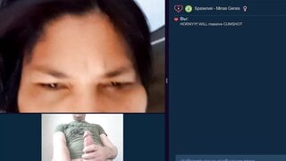 Some randomchat fun with cum
