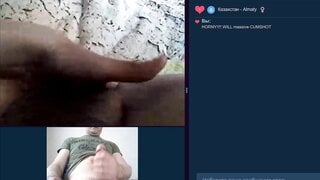 Some randomchat fun with cum