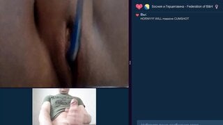 Some randomchat fun with cum