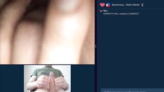 Some randomchat fun with cum