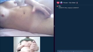 Some randomchat fun with cum