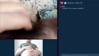 Some randomchat fun with cum
