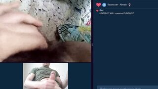 Some randomchat fun with cum