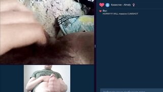 Some randomchat fun with cum