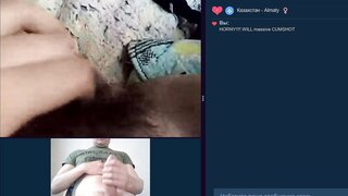 Some randomchat fun with cum