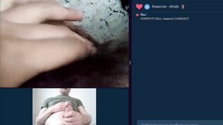 Some randomchat fun with cum