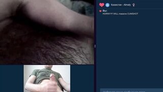 Some randomchat fun with cum