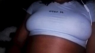 18yo shows her beautiful tits on omegle