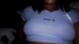 18yo shows her beautiful tits on omegle