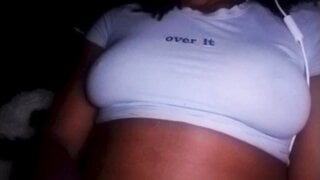 18yo shows her beautiful tits on omegle