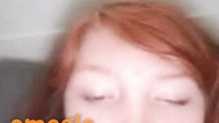 Redhead college girl omegle