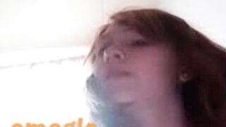 Redhead college girl omegle