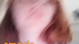 Redhead college girl omegle