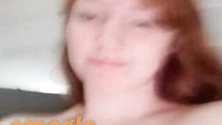 Redhead college girl omegle