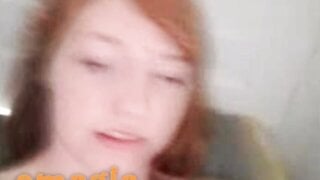 Redhead college girl omegle