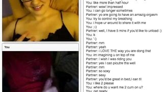 Canadian Nerd watching Cumshot on Chatroulette