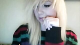 Hot Emo Plays Omegle Game