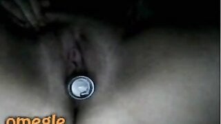 Omegle Girl Cums