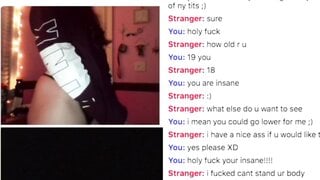 18 Year Old Finds Love On Omegle, Shows All