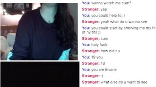 18 Year Old Finds Love On Omegle, Shows All