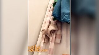 Horny girl showing full body