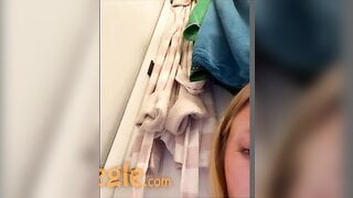 Horny girl showing full body