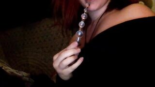Omegle Slut With Anal Beads