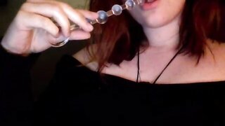 Omegle Slut With Anal Beads