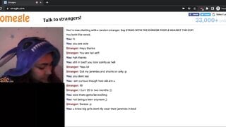 Omegle Latina In Jammies In Bed