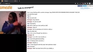 Omegle Latina In Jammies In Bed