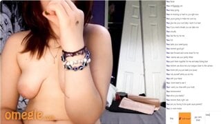 Obedient Omegle Game Teen So Hot