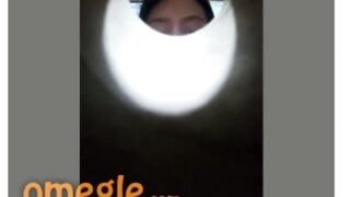Omegle slut showing tits