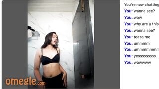 Indian teen teasing on Omegle