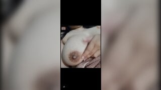 Horny girl showing her big boss and Juicy pussy