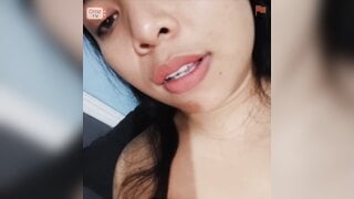 Horny girl showing her big boss and Juicy pussy