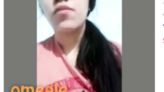 mexicana se calienta en omegle