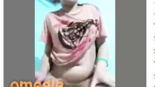 mexicana se calienta en omegle